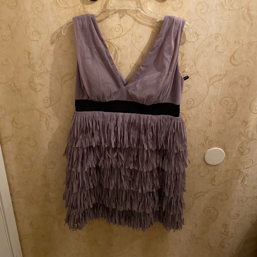 Dark Lavender Cocktail Dress